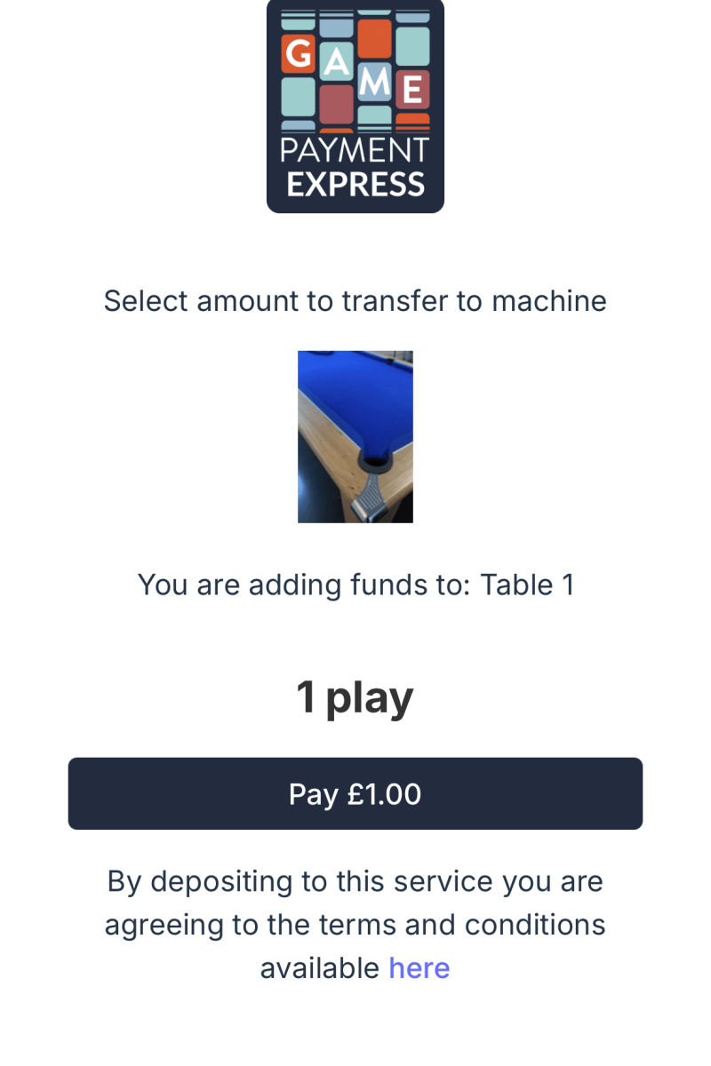 Game Payment Express